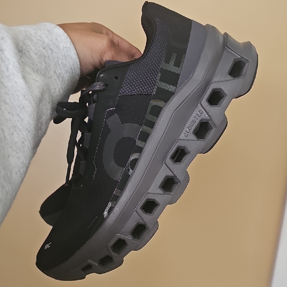 On Running Black Running Shoes